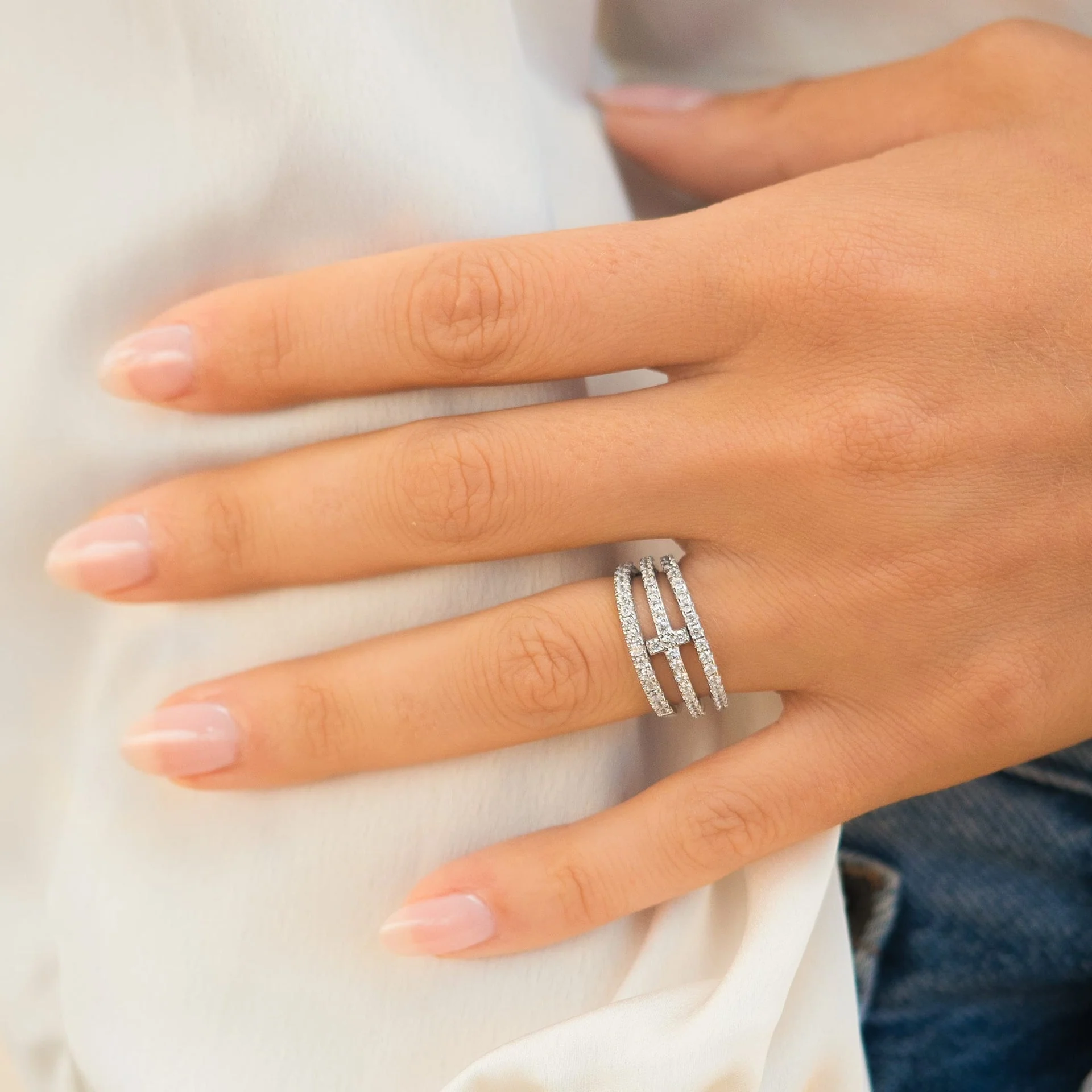 The Jennifer - Moissanite Ring - Image 6