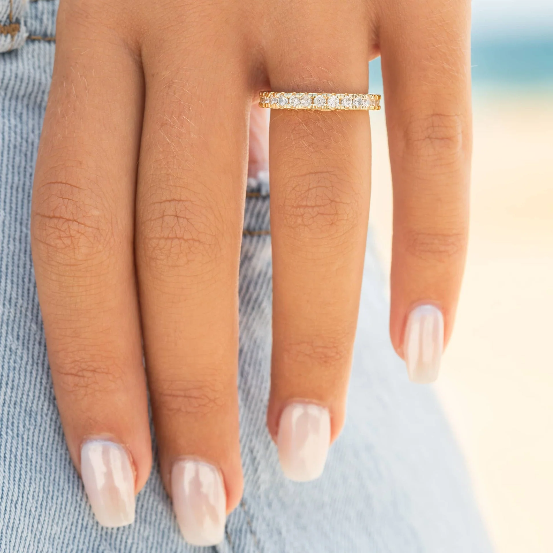 The Jennifer - Moissanite Ring - Image 9