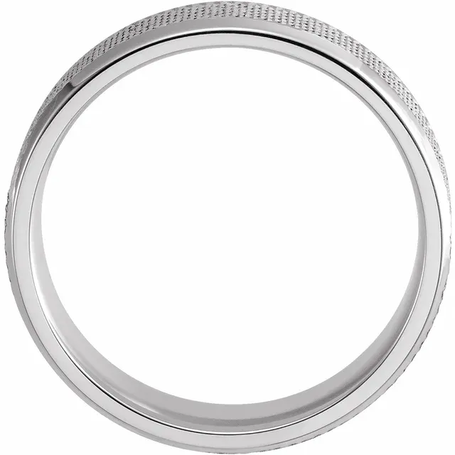 The Noble Carve Wedding Band - Image 4