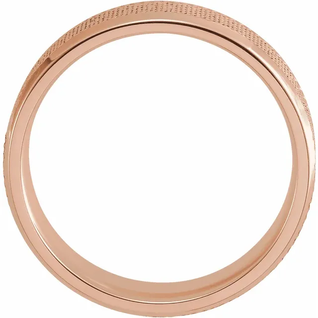 The Noble Carve Wedding Band - Image 5