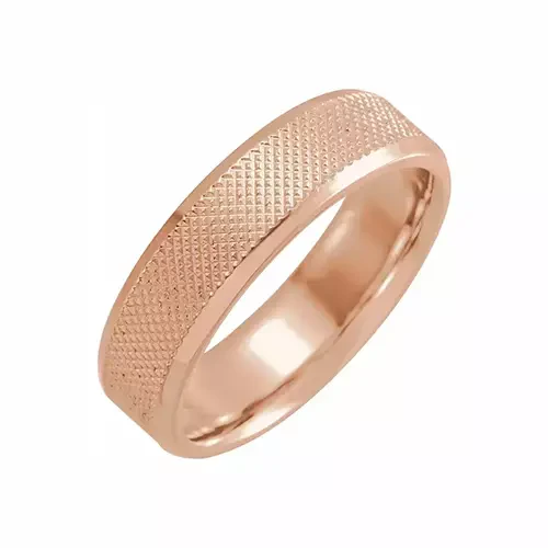 The Noble Carve Wedding Band - Image 2