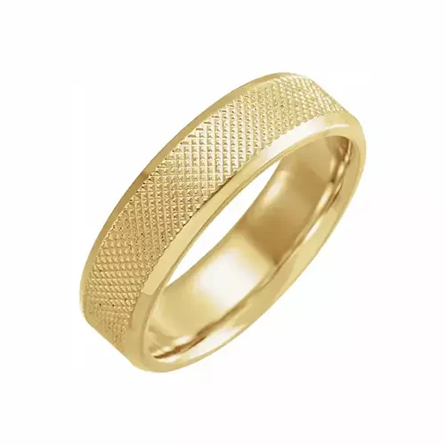 The Noble Carve Wedding Band - Image 3